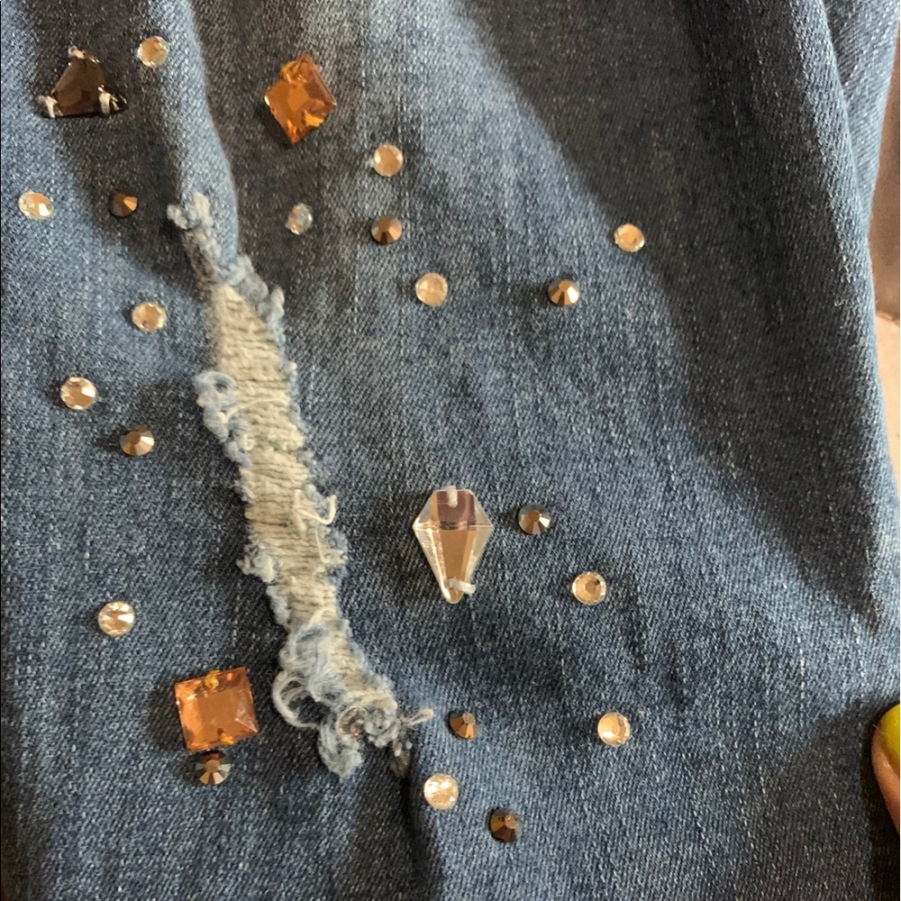 SEVEN bedazzled jeans